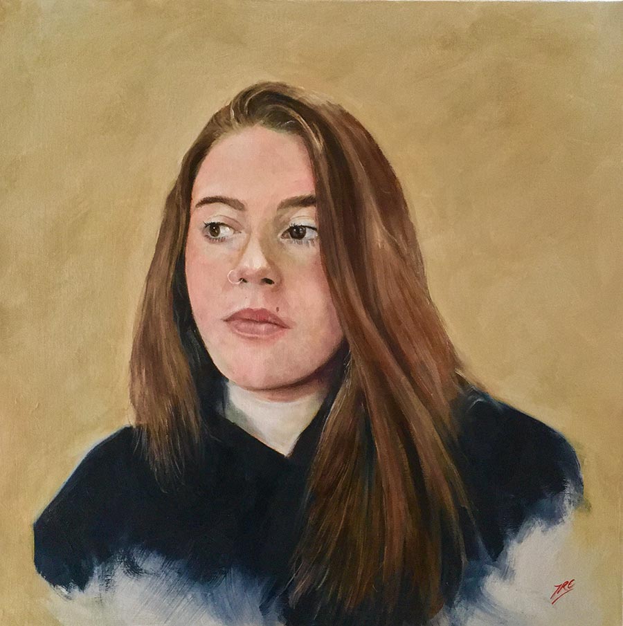 Oil Portrait of Lorna