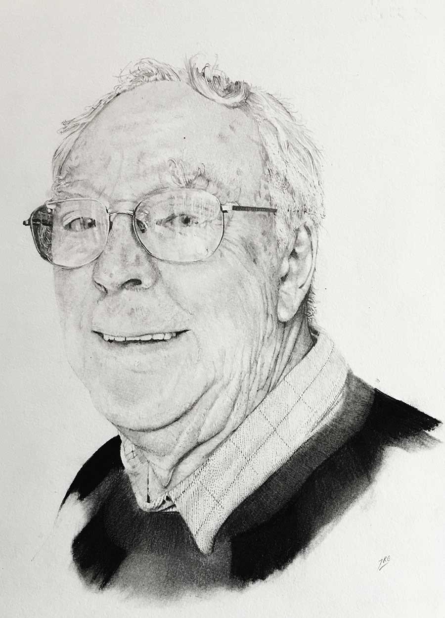 Pencil portrait of Peter